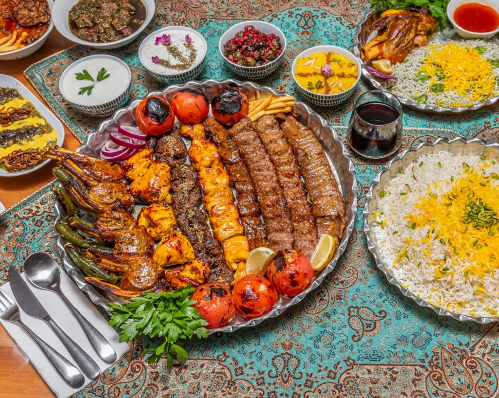Unbelievable Eram Persian restaurant kebab platter